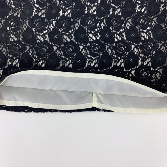 Pure Alfred Sung Black Lace Mini Skirt, Medium - Picture 13 of 16
